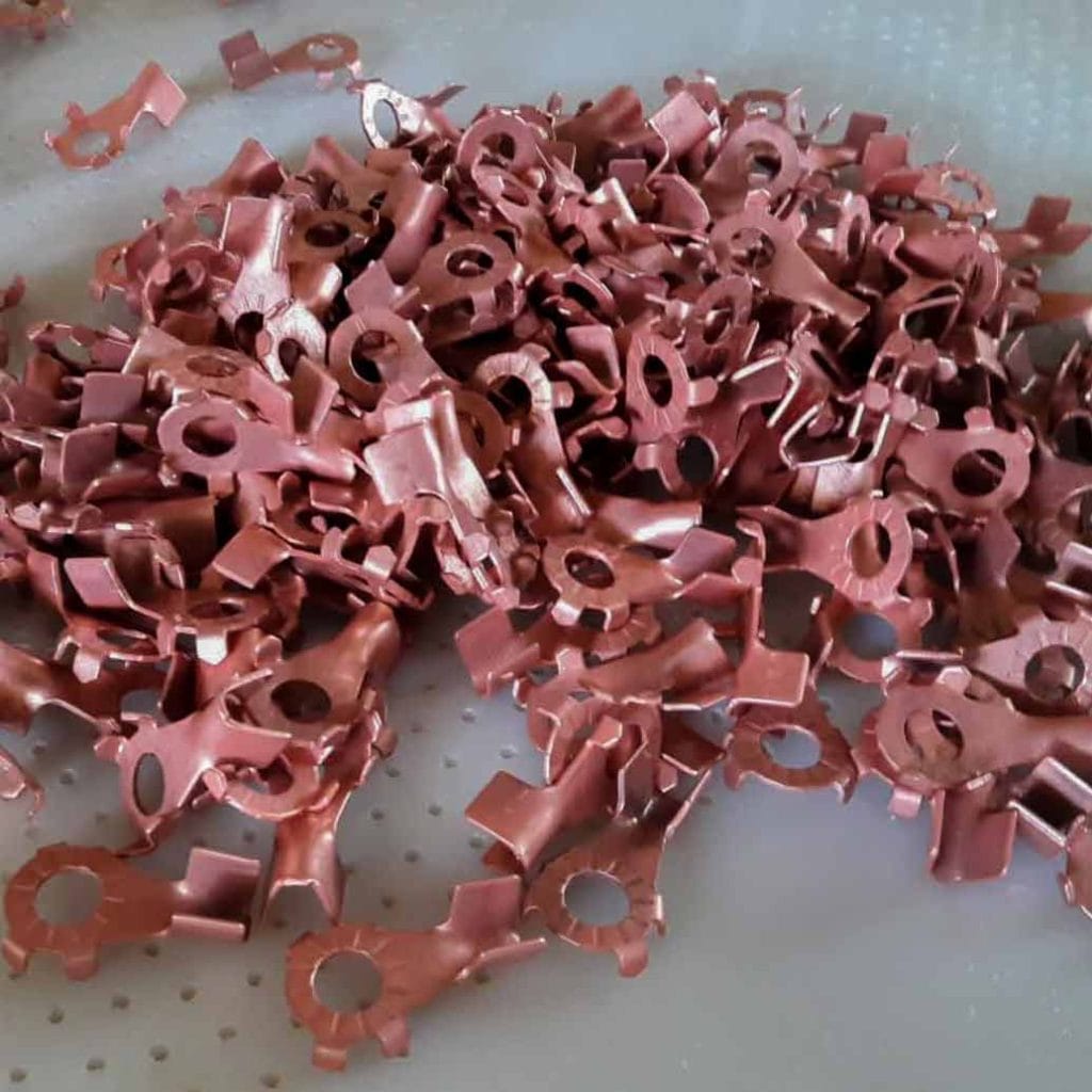 قطعات ریز آبکاری مس